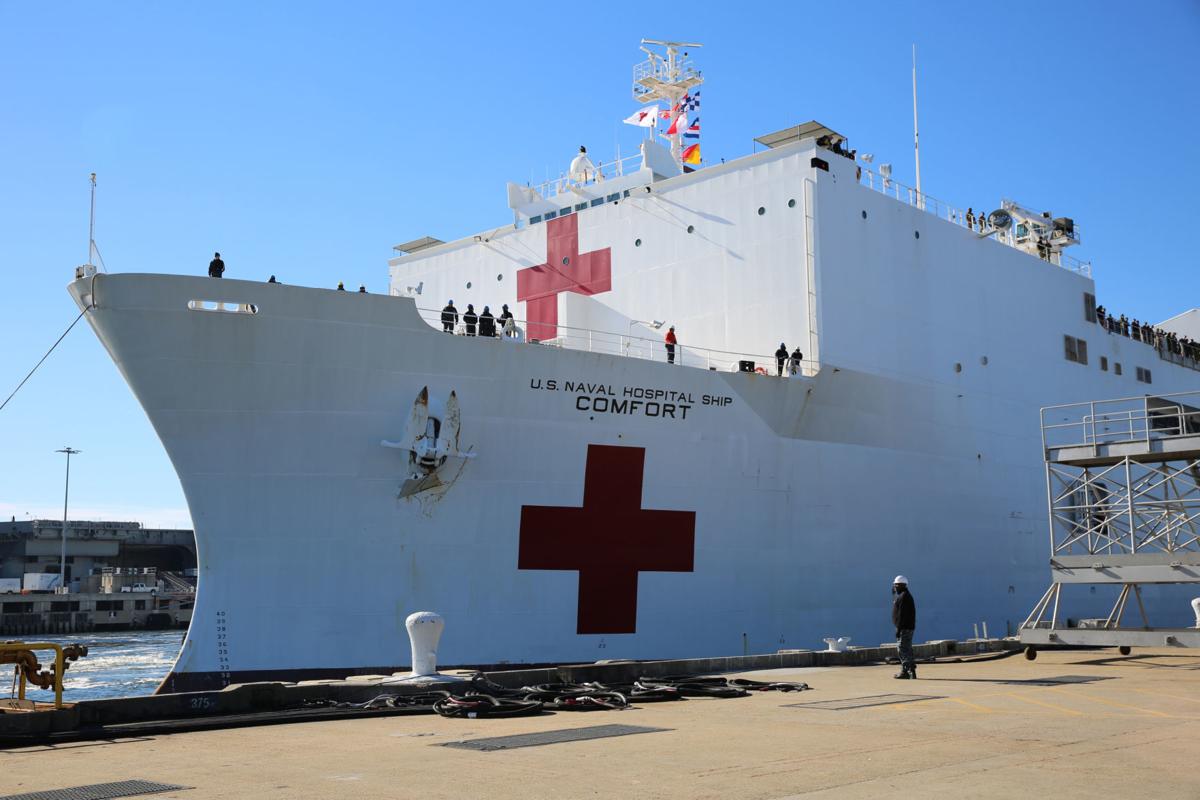 Hospital Ship Usns Comfort Returns To Norfolk After Completing