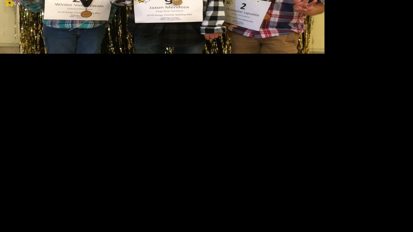 2018 Kings County Spelling Bee Winners Gallery Hanfordsentinel Com