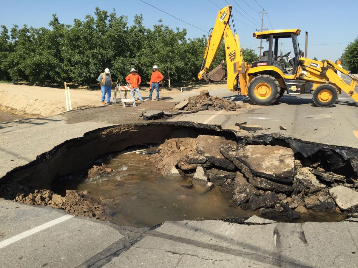 Sinkholes Damage County City Roads Local
