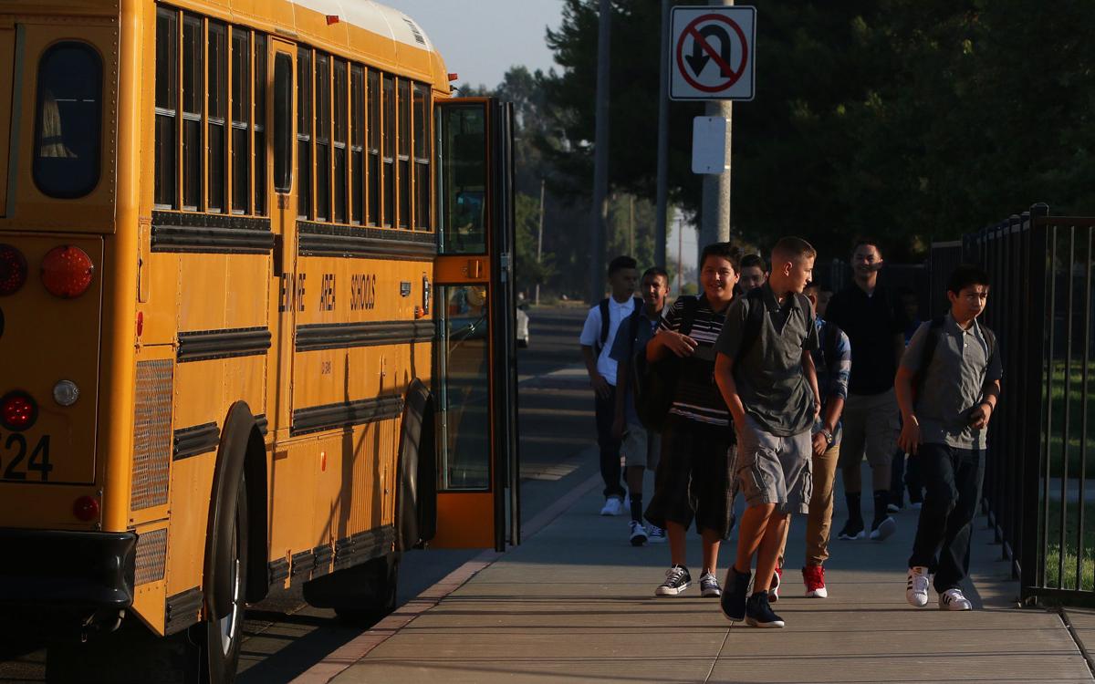Lemoore Elementary first day of School