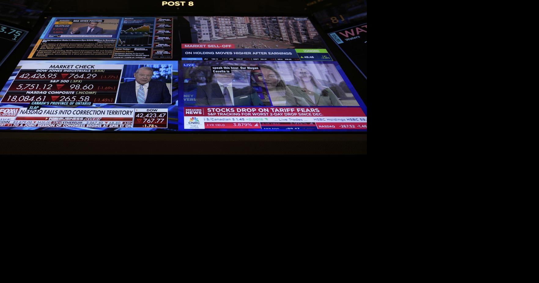 Stocks' sell-off worsens as Wall Street wonders how much pain Trump will accept for the economy