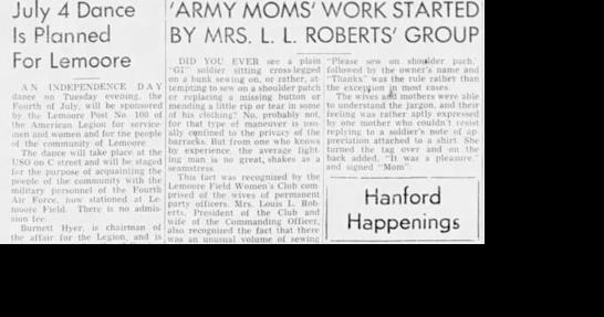 Looking Back: Lemoore USO dance, winery connects to railroad - Vimarsana News