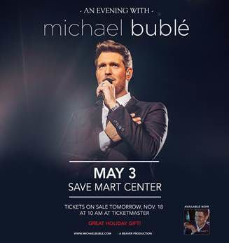 Michael Buble 2022 Calendar Michael Buble Is Coming To Town | | Hanfordsentinel.com