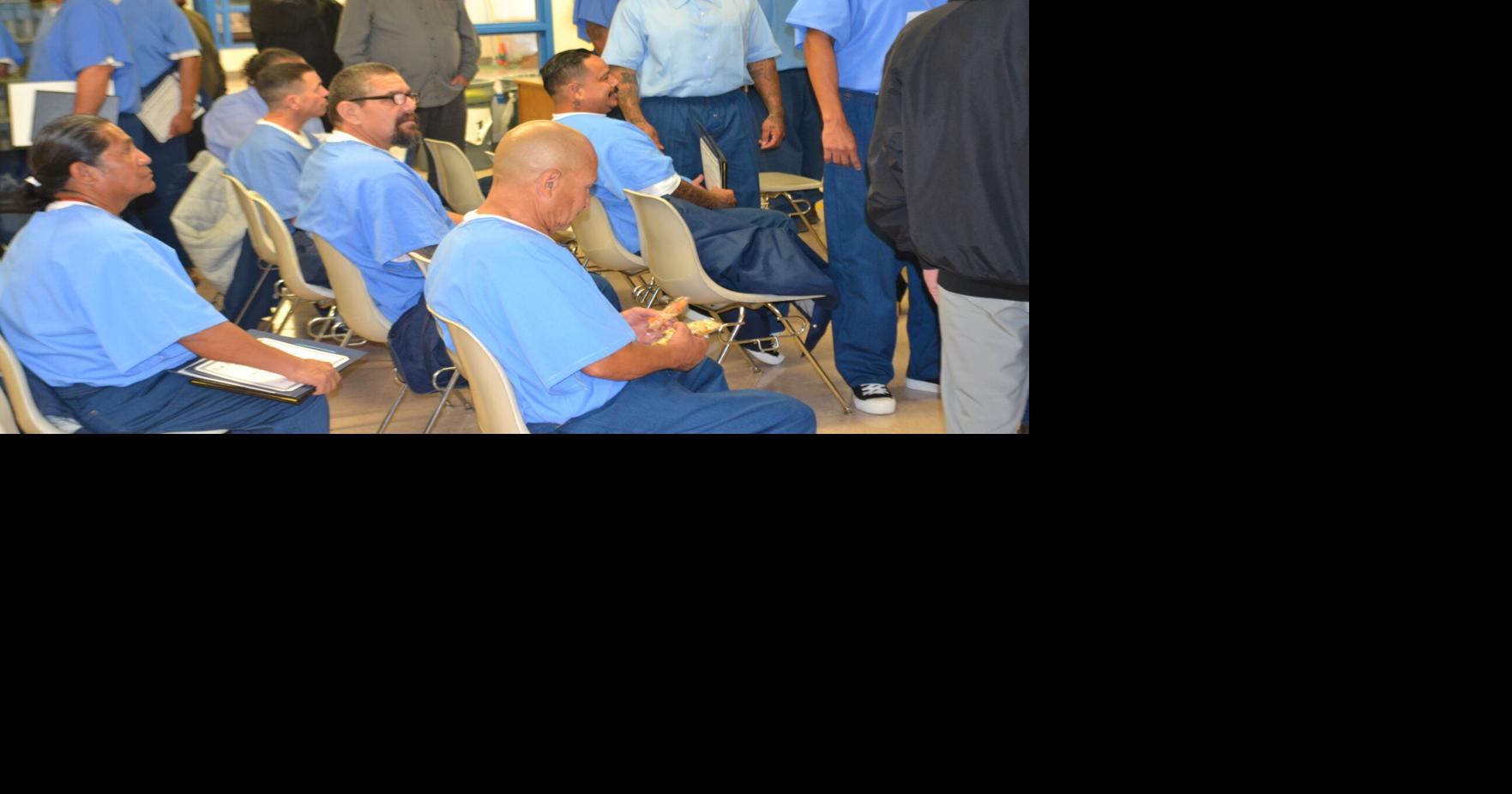 Breaking barriers 34 Corcoran Prison inmates celebrate job