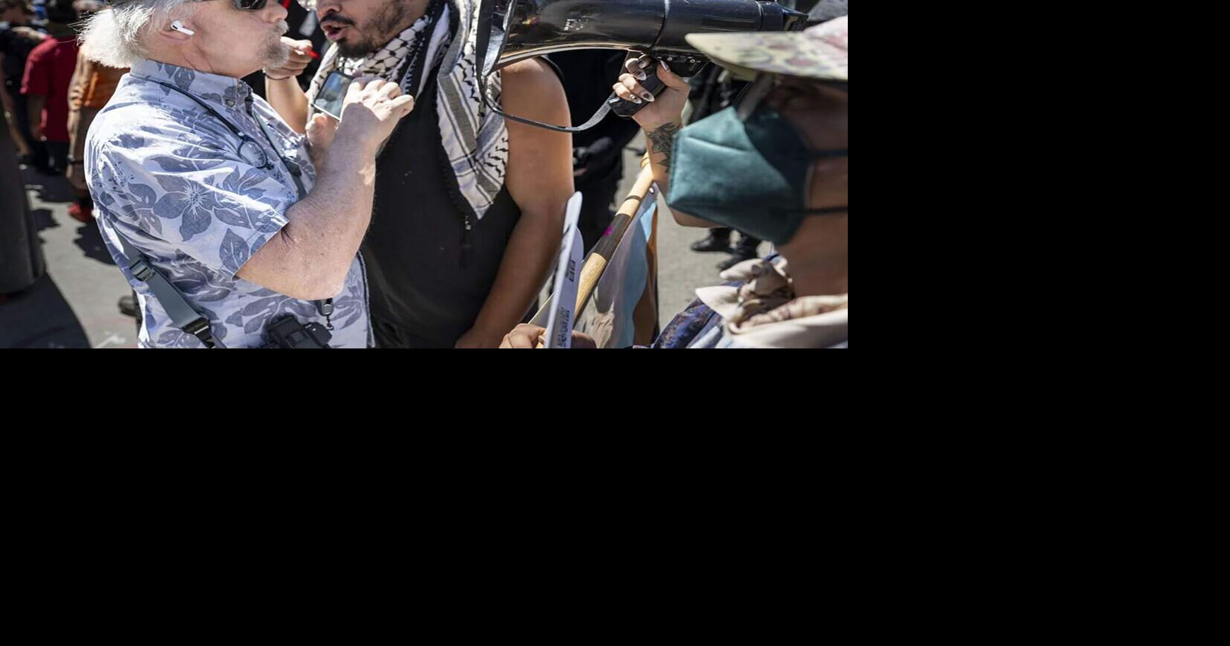 Political influencer Nick Shirley draws hundreds of supporters, counterprotesters to California Capitol