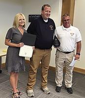 Township Board honors firefighter Bill Melendy for 25 years of service