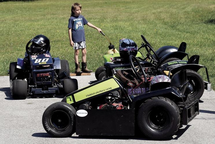 A DAY AT THE LAWNMOWER RACES Features