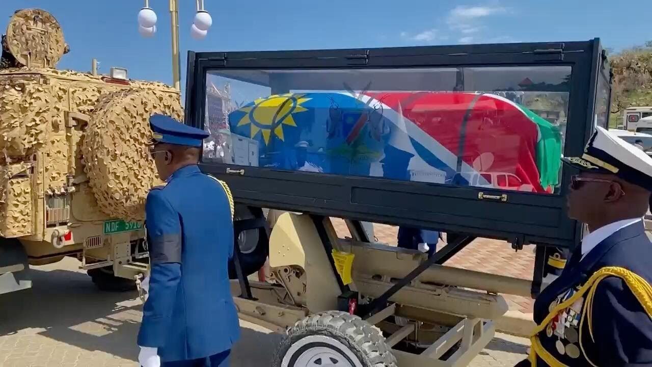 Namibian President Hage Geingob Laid To Rest | Video ...