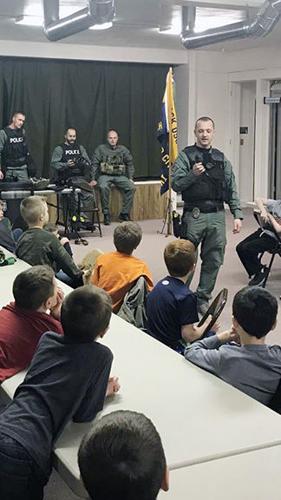 Blackford ERT talked gun safety