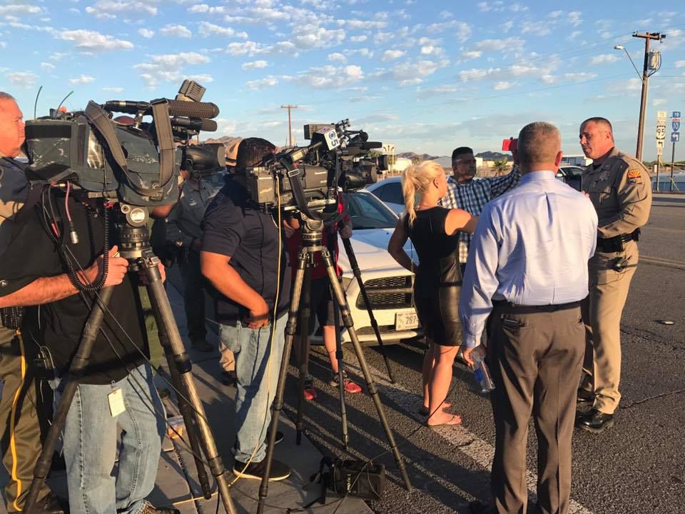 Suspect killed in shootout with law enforcement in La Paz County