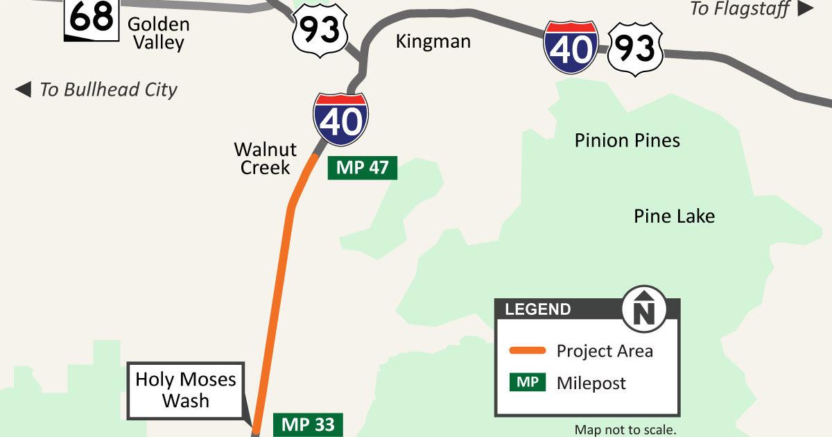 I-40 lane closures between Lake Havasu City and Kingman to begin Tuesday - Vimarsana News