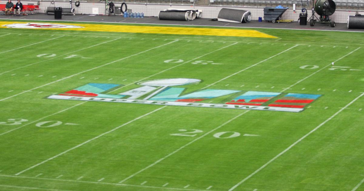 State Farm Inside Super Bowl LVII: Inside look at State Farm Stadium preparation | Local ...