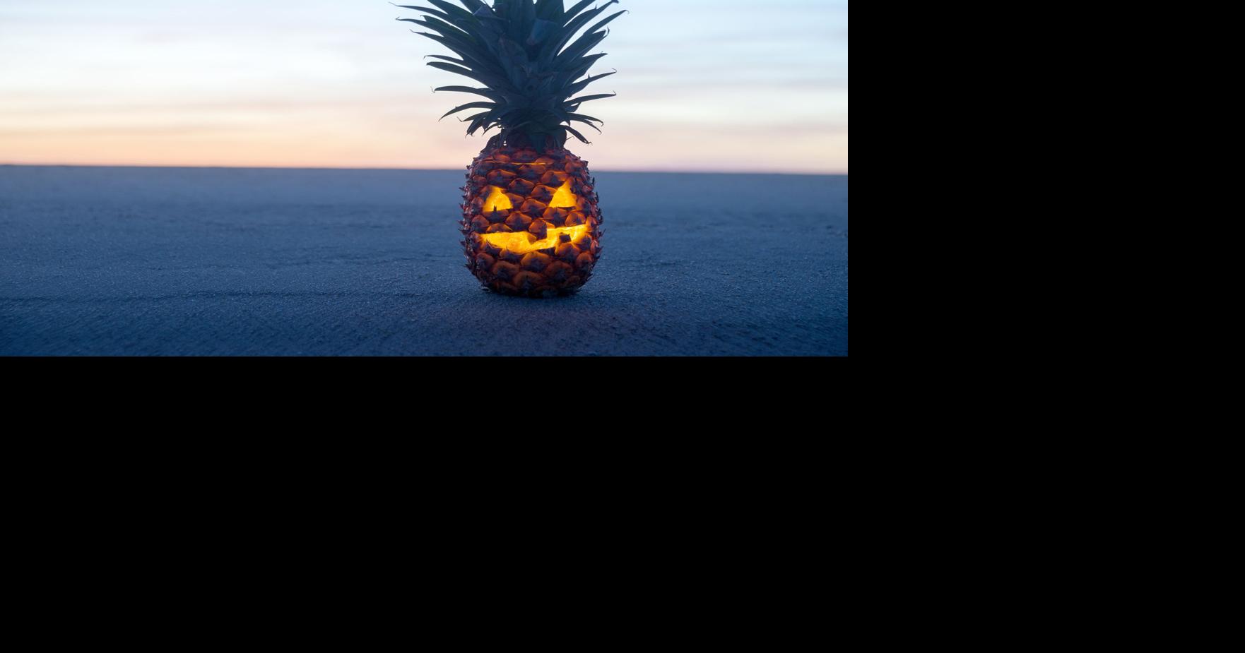 How to carve a spooky pineapple jackolantern for Halloween