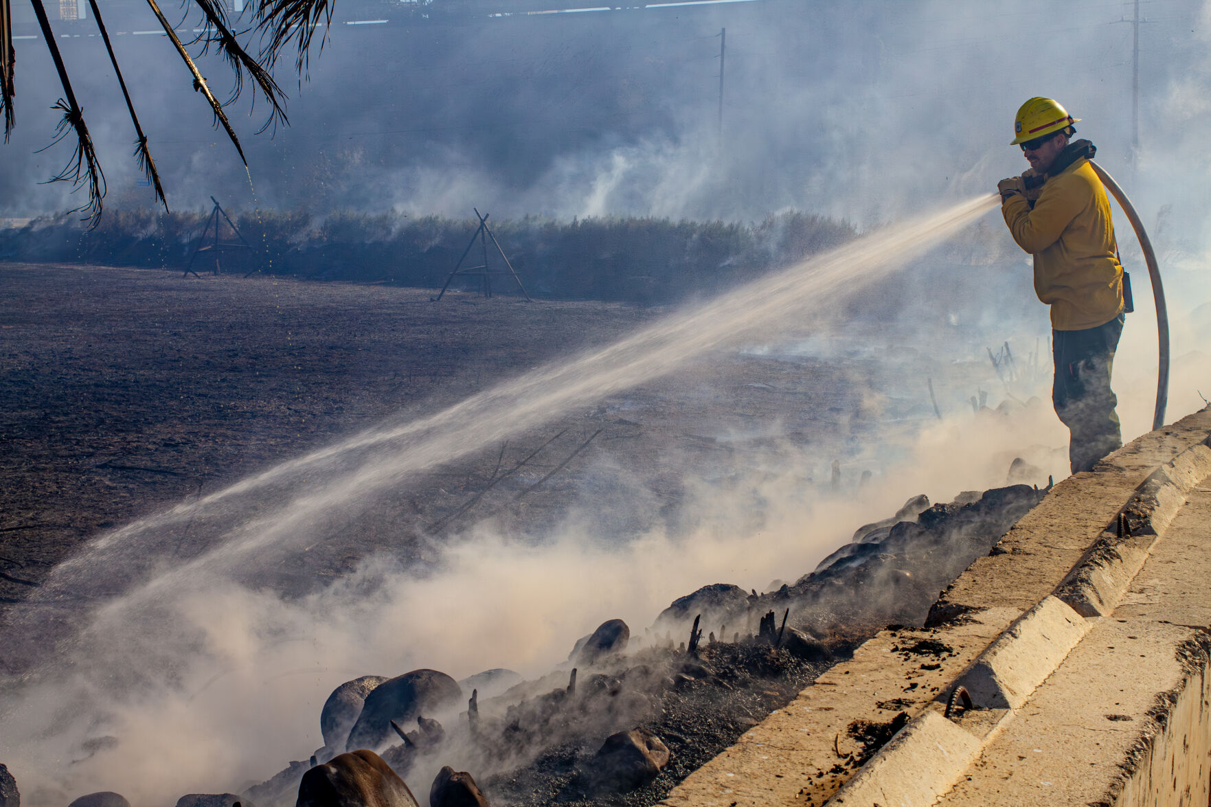 USFW: Controlled burn at Topock Marsh clears dried vegetation