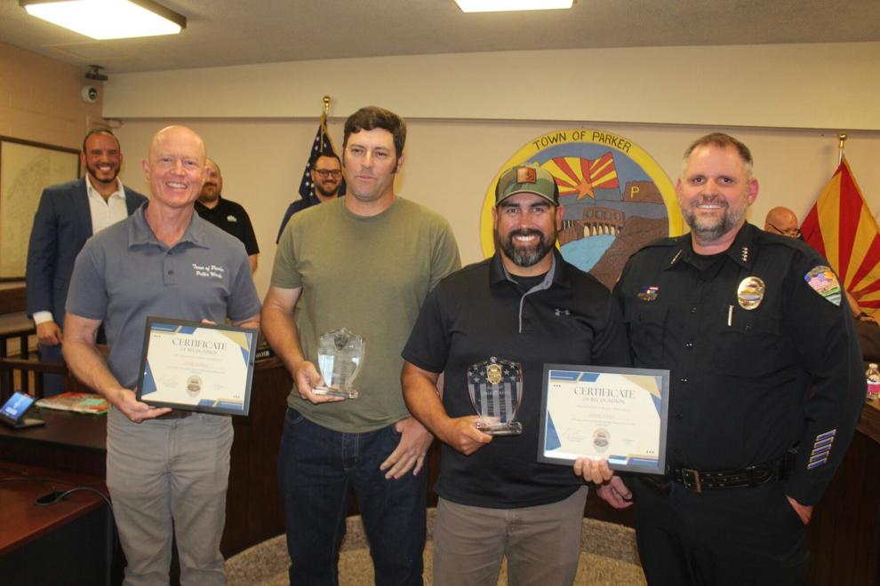 Town employees recognized for responses in bite emergency