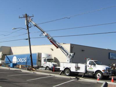 Truck hits power pole, causing outage | Parker News | havasunews.com