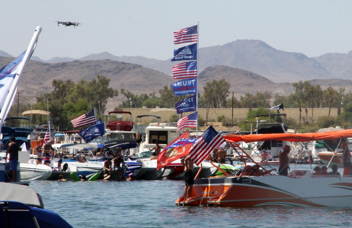 Trump Lake Rally Photos: Labor Day weekend Trump boat rally on Lake Havasu | Local News ...