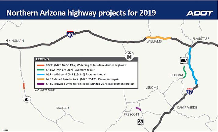 ADOT To Start Construction Soon On US 93 Between Wickenburg, Interstate ...