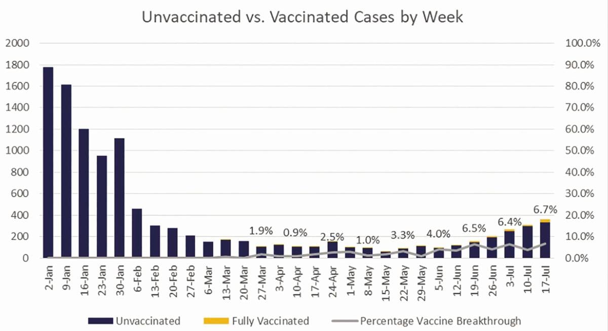 Delta variant found in most new covid cases in Mohave County