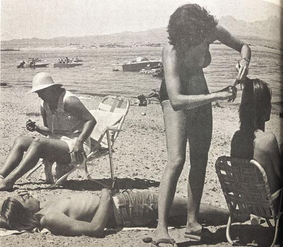 Throwback: Haircut on the beach