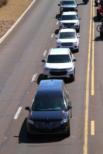 Procession for fallen DPS officer