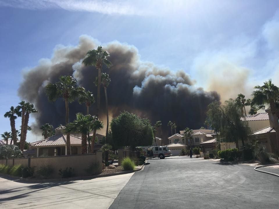 Lake Havasu brush fire 20 acres burned as winds pushed brush fire