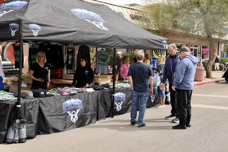 Classic cars line Main Street ahead of Havasu Deuces Car Show Local