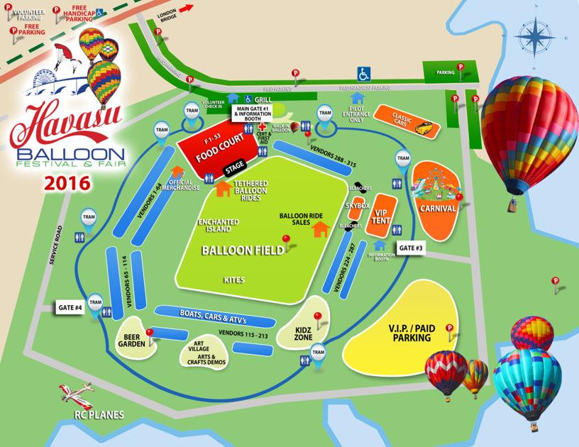 Maps Parking and traffic instructions Balloonfest