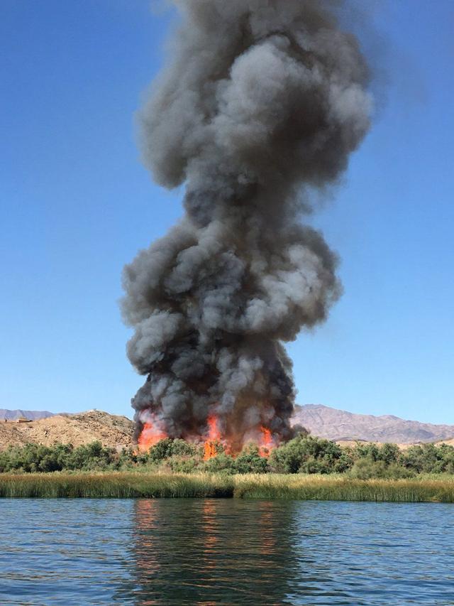 Brush fire burns near Havasu Riviera Local News Stories