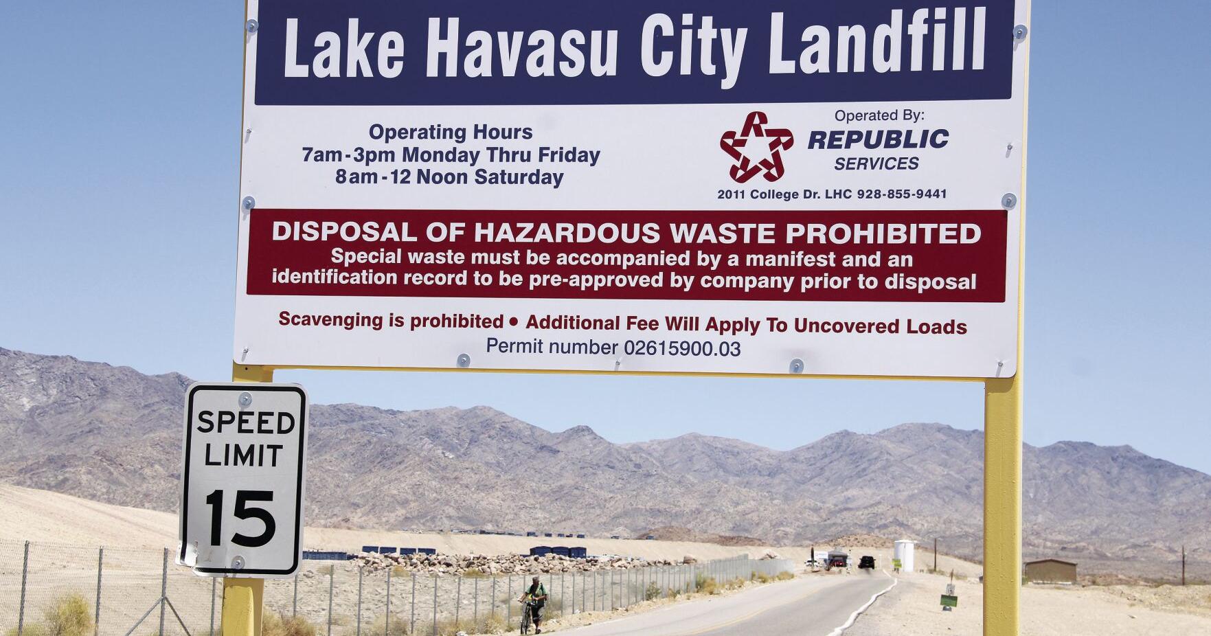 Havasu leaders review costs, long-term options for landfill