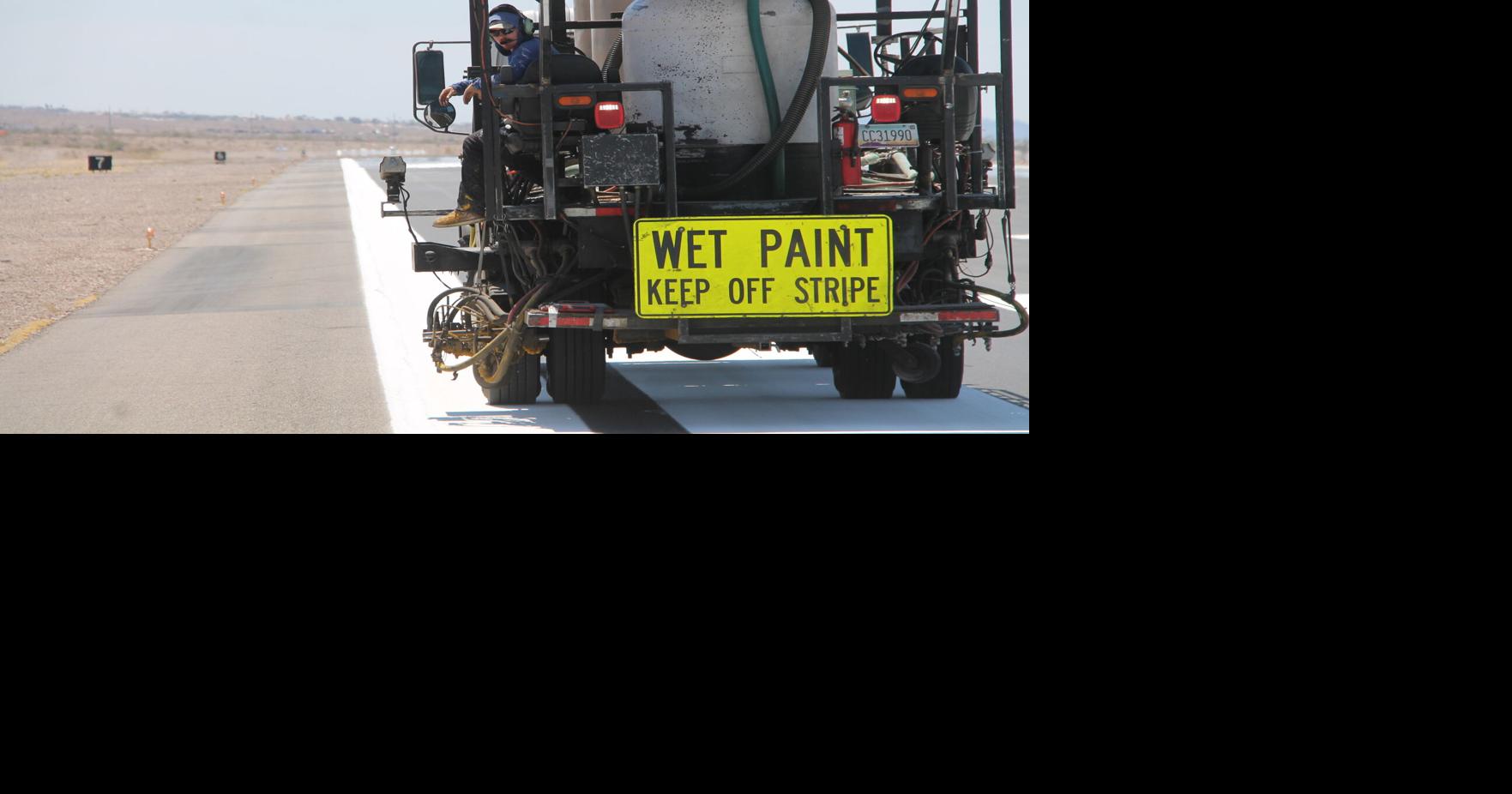 Lake Havasu City Airport Finishing touches on the runway Local News