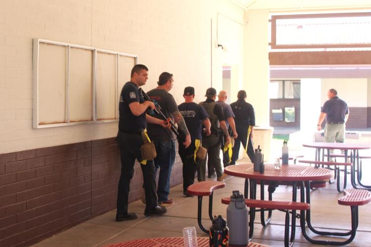 Active shooter training at Wallace Junior High | Parker News ...