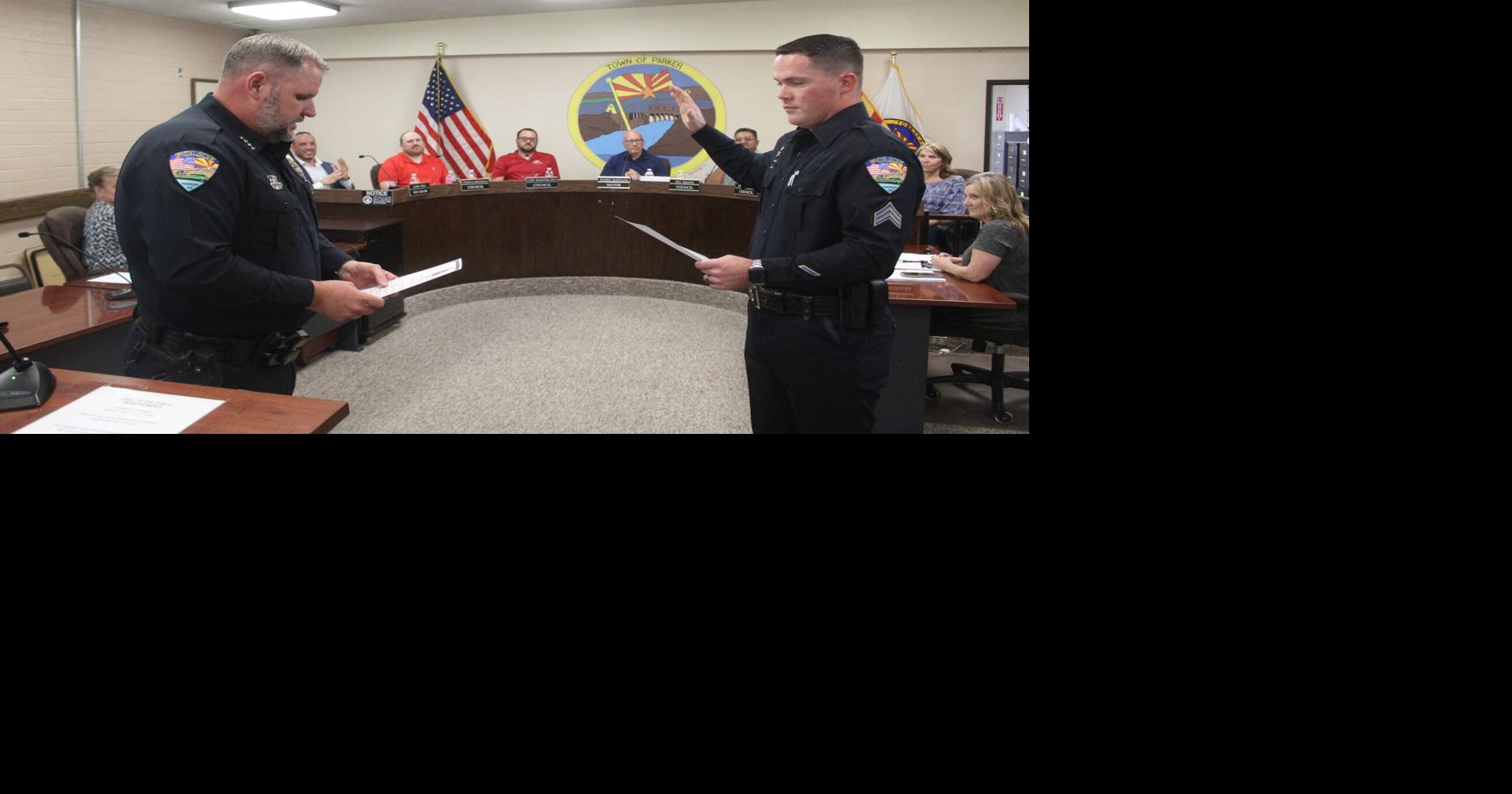 Two Parker Police officers promoted