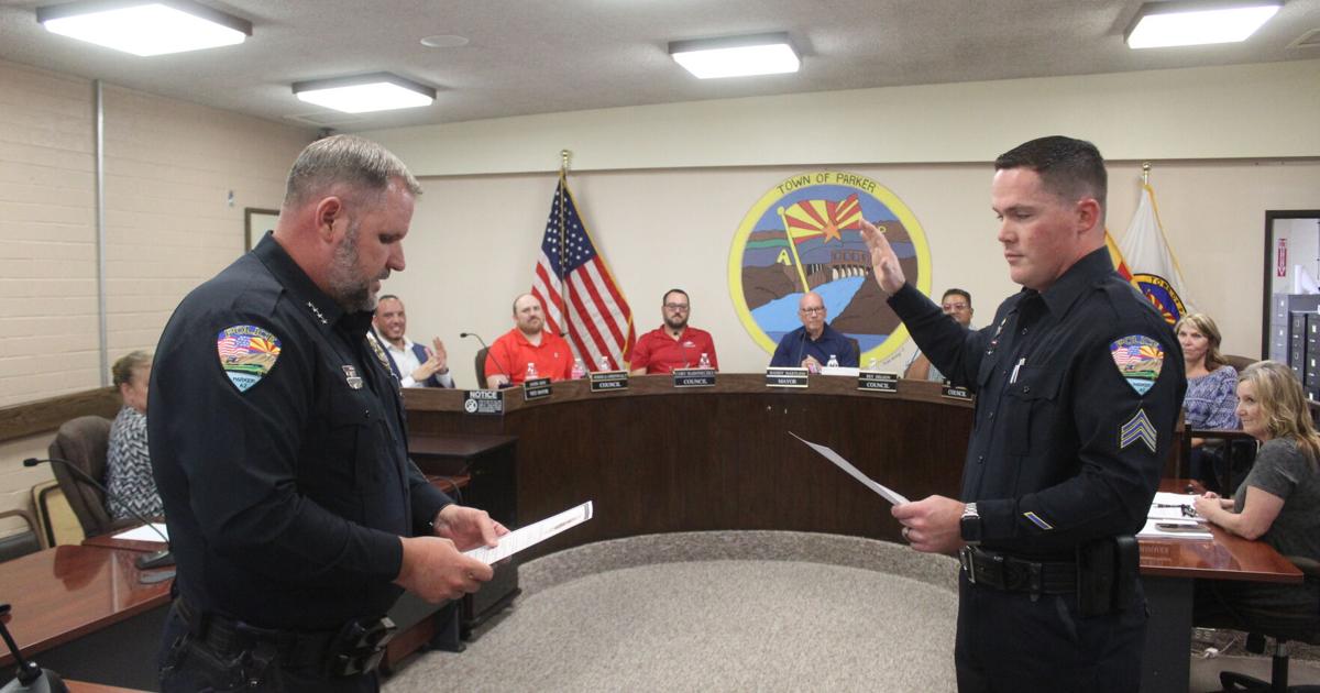 Two Parker Police officers promoted