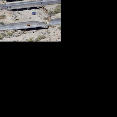 Aerial photos: Interstate 10 bridge collapse | Local News Stories ...