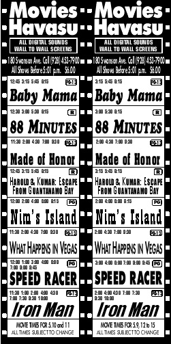 Movies currently playing in Lake Havasu's MOVIES HAVASU | Arts