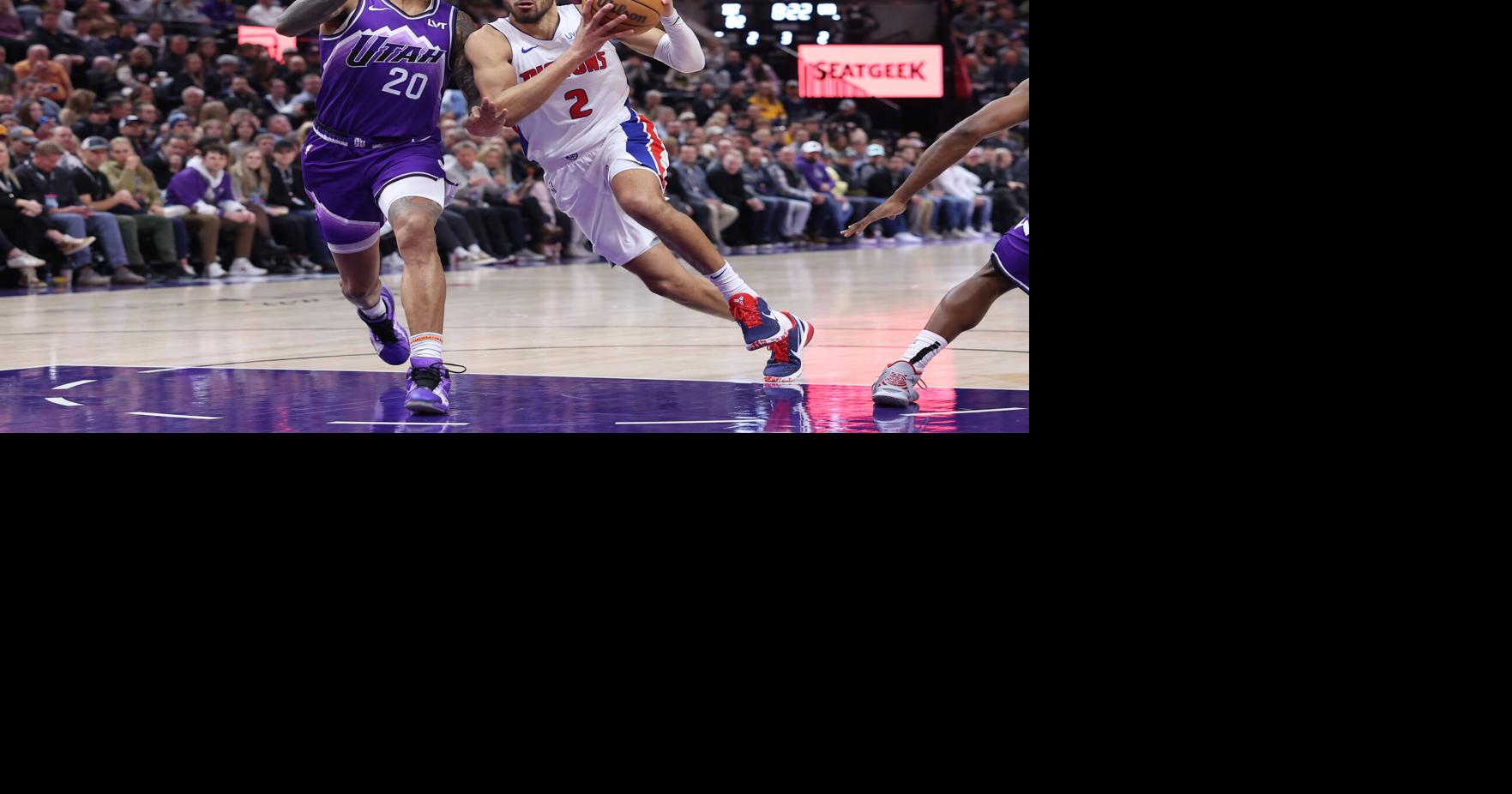 Pistons score seasonhigh 148 points, but lose to Jazz in overtime on