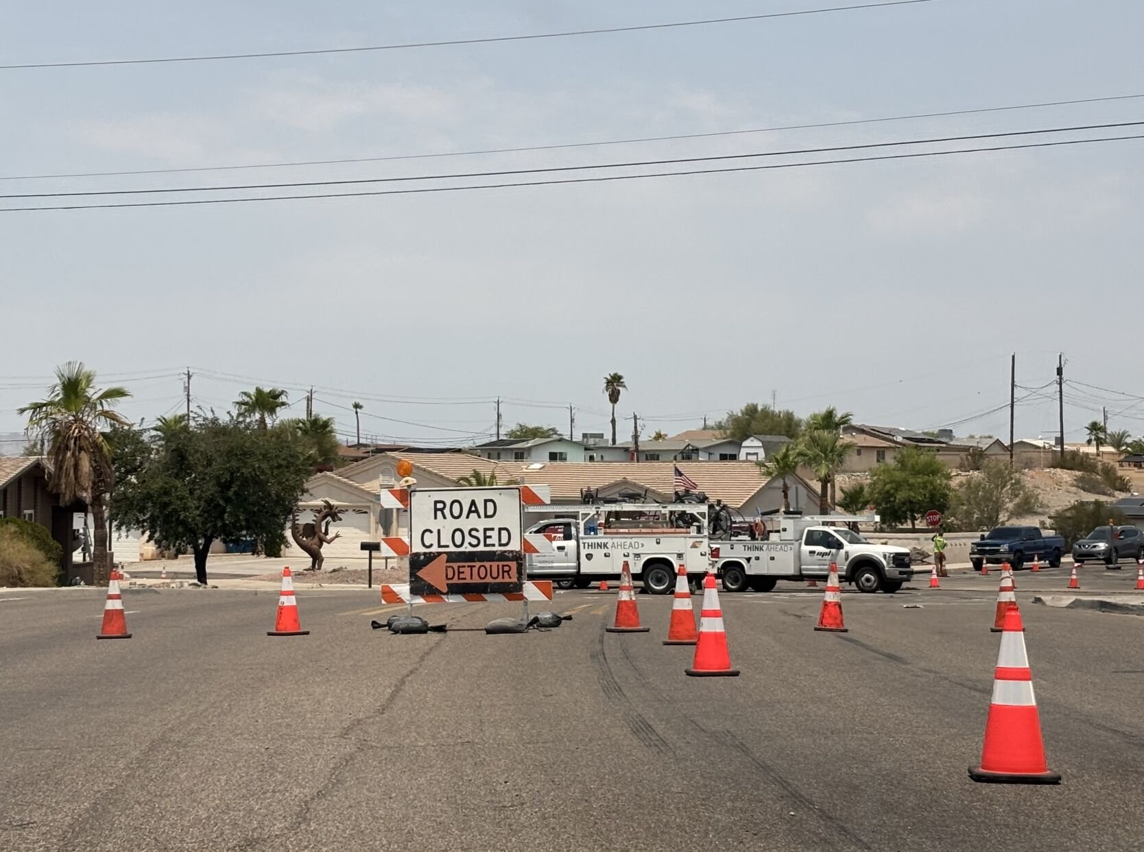 What's the deal with the work taking place near Acoma and