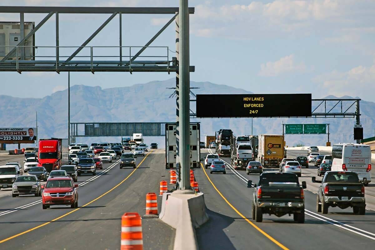 Las Vegas HOV lane enter/exit points won't change anytime soon, Road  Warrior, News