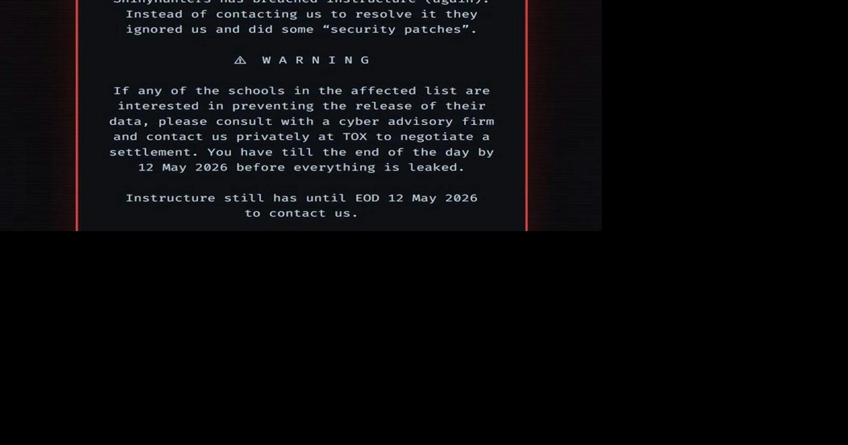 Nationwide canvas cyberattack affects Mohave College; impacted students promised finals makeup