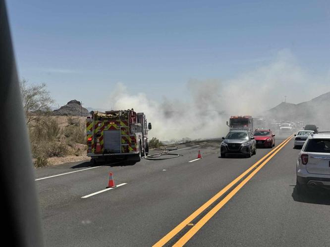 Vehicle fire on State Route 95 causes traffic delays | Complimentary ...