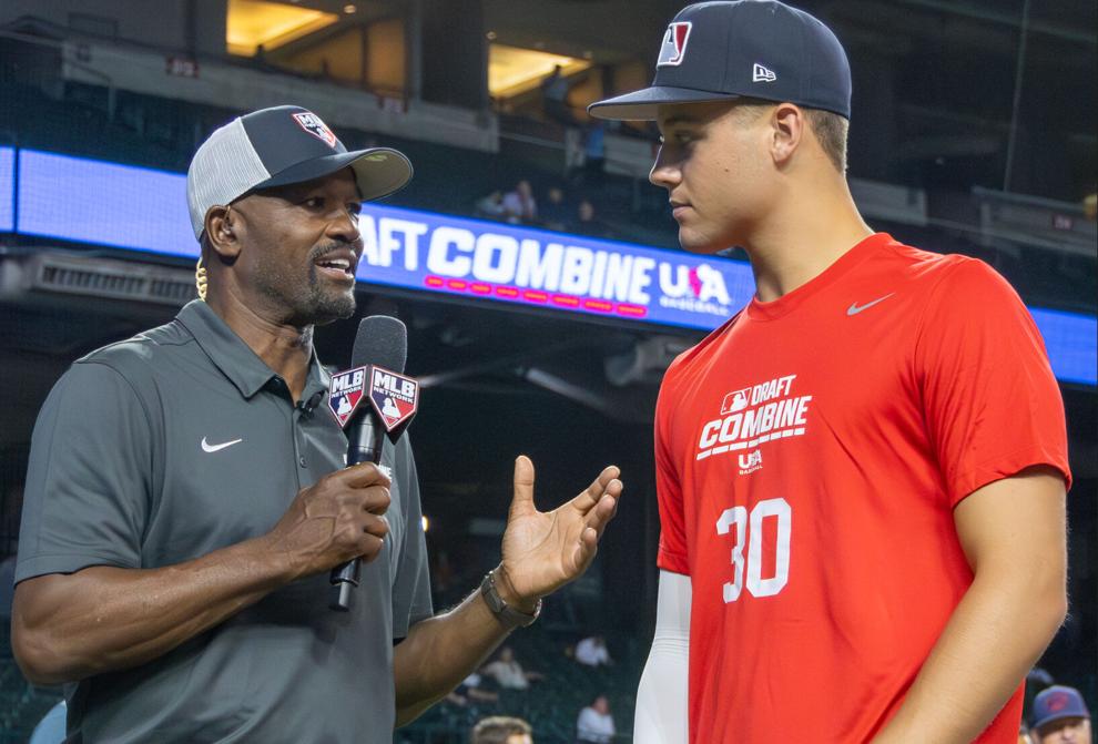 Baseball’s prospects learn from All-Stars of past at Chase Field’s MLB Draft Combine