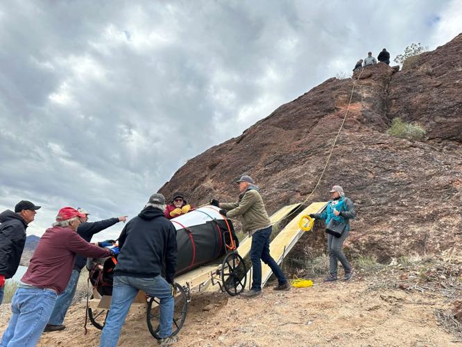 Lake Havasu landmark restored by volunteers after vandalism incident at