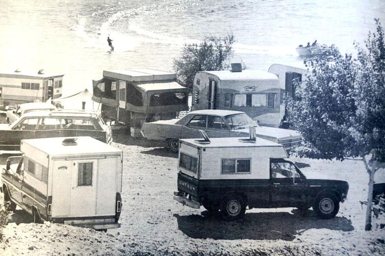 Packed Lake Havasu, Easter 1971