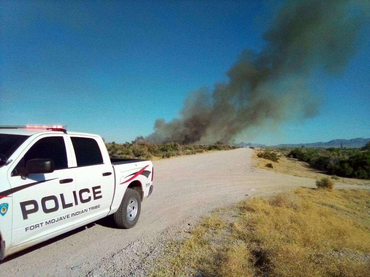 Vegetation fire burns into the night in Mohave Valley Local News Stories
