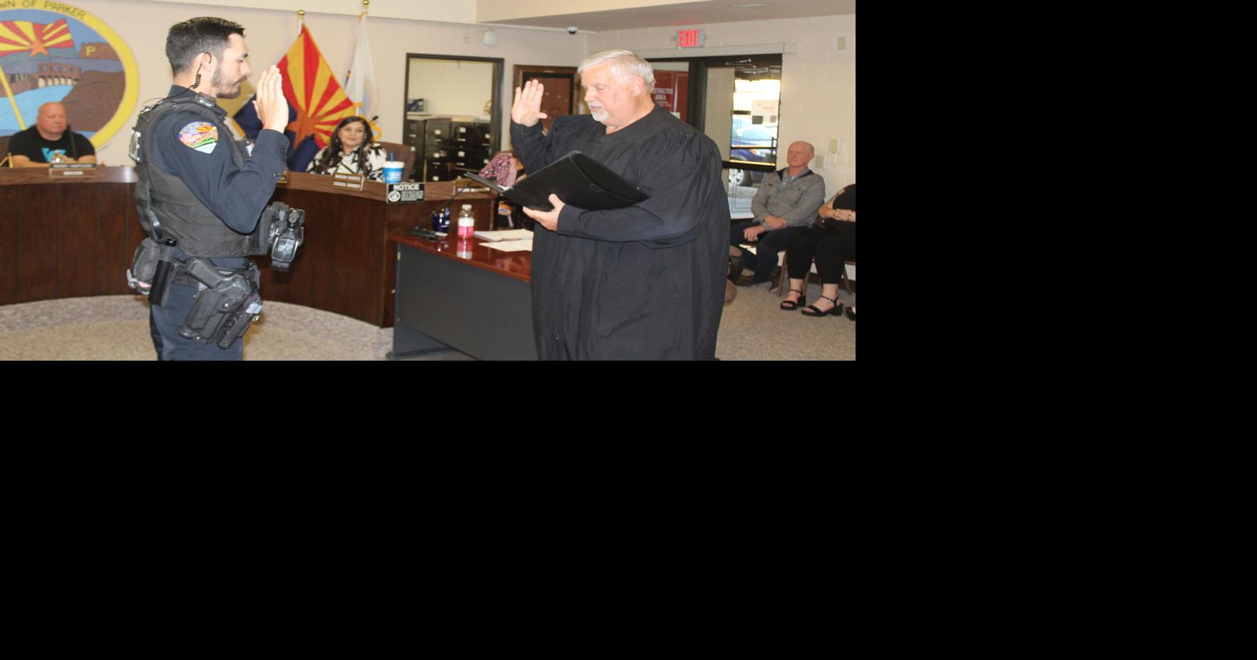 New Parker Police Officer sworn in | Parker News | havasunews.com