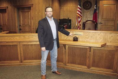 Maguire rules from the 198th District Court bench