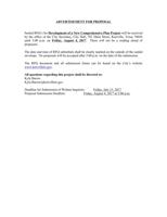 City of Kerrville - Advertisement for Proposal