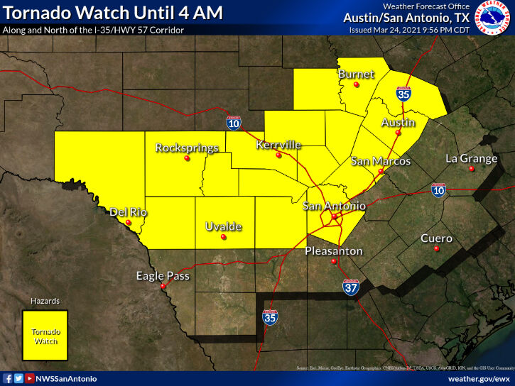 Tornado Watch Issued For Kerr Until 4 A M Hccommunityjournal Com