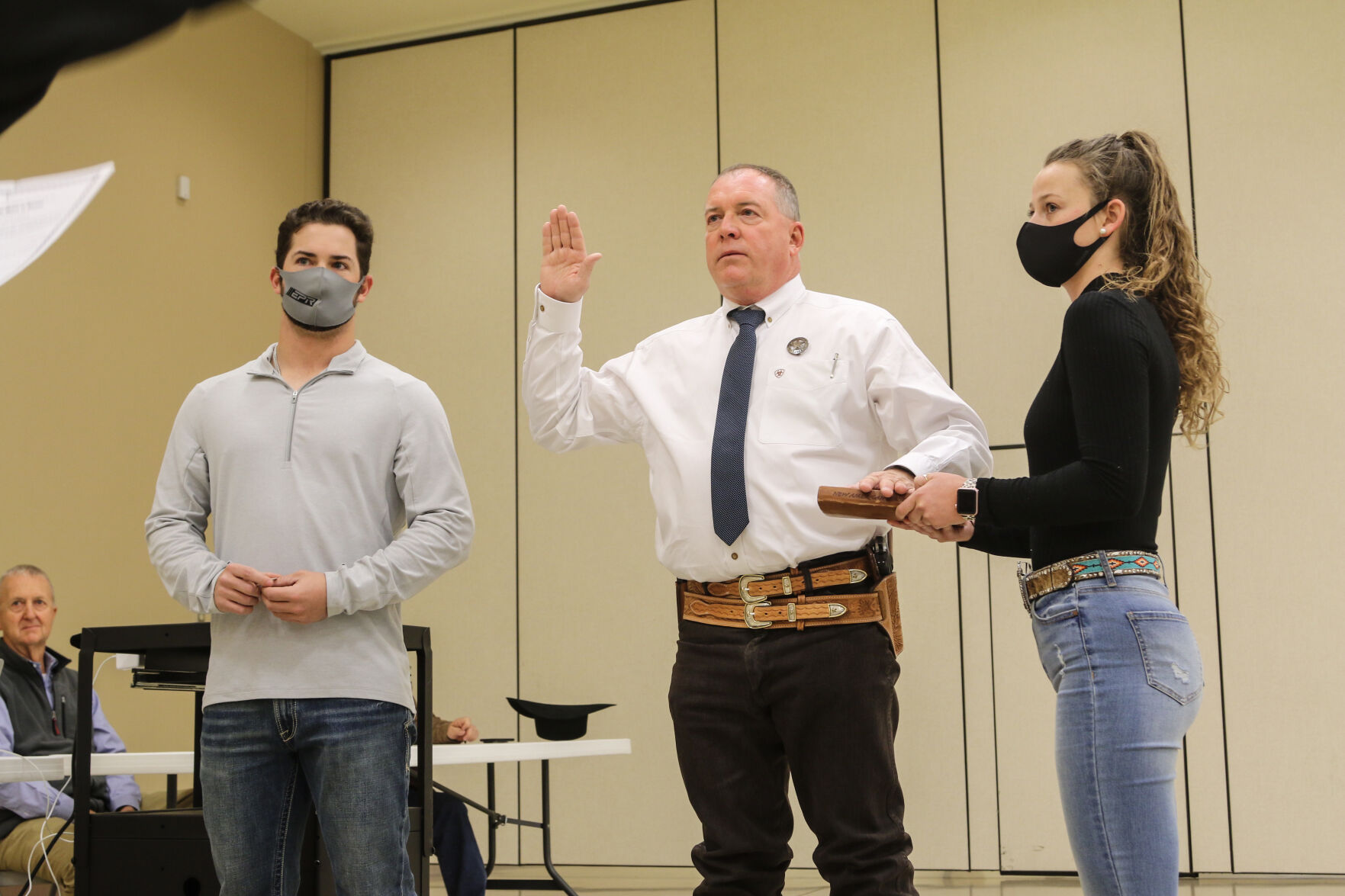 Leitha sworn in as sheriff - Vimarsana News